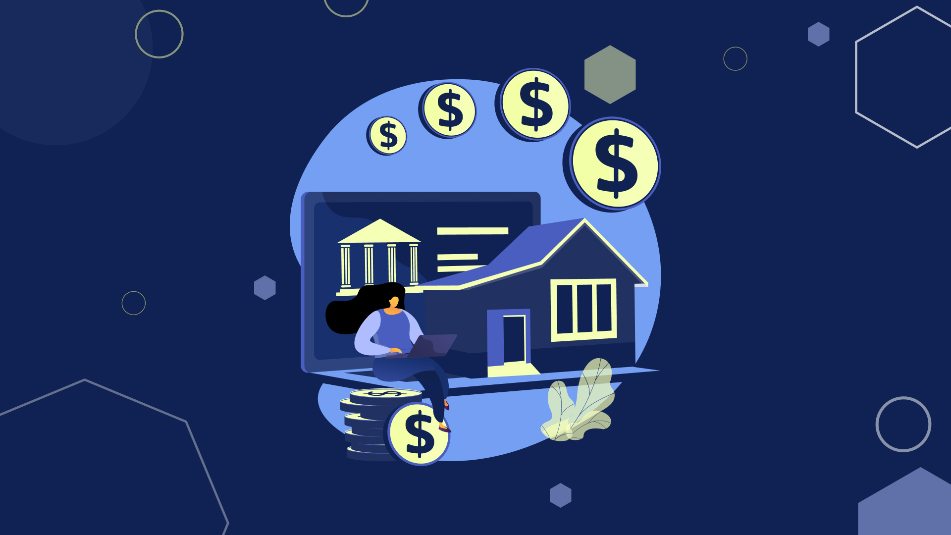 Blockchain tokens fracturing luxury property icon symbolizing pro-rata shares in rental income sales proceeds fractional ownership tokenized real estate